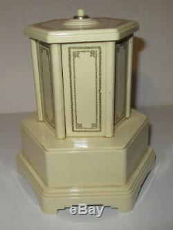 Swiss Harmony Roundelay Mechanical Reuge Music Box Cigarette Dispenser, 50s-60s