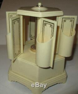 Swiss Harmony Roundelay Mechanical Reuge Music Box Cigarette Dispenser, 50s-60s
