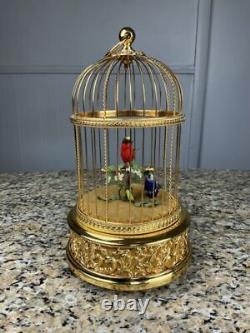 Swiss Musical Bird Double Bird Cage By Reuge Sainte Croix, Swiss Made