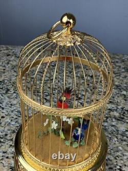 Swiss Musical Bird Double Bird Cage By Reuge Sainte Croix, Swiss Made