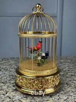 Swiss Musical Bird Double Bird Cage By Reuge Sainte Croix, Swiss Made