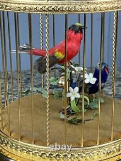 Swiss Musical Bird Double Bird Cage By Reuge Sainte Croix, Swiss Made