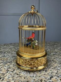 Swiss Musical Bird Double Bird Cage By Reuge Sainte Croix, Swiss Made