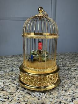 Swiss Musical Bird Double Bird Cage By Reuge Sainte Croix, Swiss Made