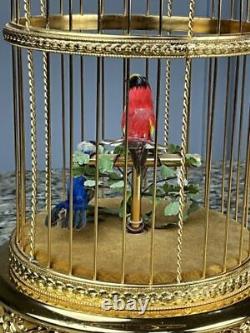 Swiss Musical Bird Double Bird Cage By Reuge Sainte Croix, Swiss Made