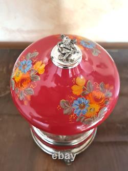 Swiss REUGE Lipstick Carousel Music box, cigarettes, vintage, Made in Italy