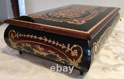 Swiss REUGE Musical Jewelry Box MORE with KEY
