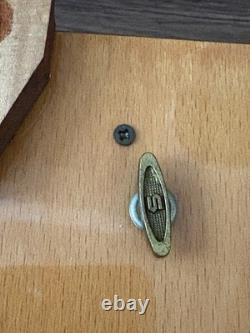 Swiss Reuge Inlaid Wood Jewelry Music Box Love Is A Many Splendored Things