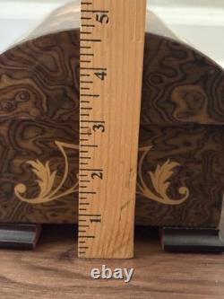 Swiss Reuge Inlaid Wood Jewelry Music Box Love Is A Many Splendored Things