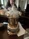 Swiss Reuge Music Box Carousel Holder Gold Leaf/Porcelain Case