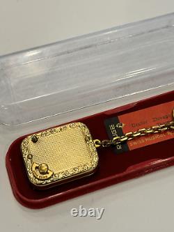 Swiss Reuge Musical Pendant Key Chain Music Box Doctor Zhivago Lara's Theme