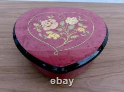 Swiss Reuge Sorrento Italy Music / Jewelry Box Plays My Heart Will Go On Nib