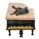 Swiss Thorens Reuge Bronze and Marble Grand Piano Music Box