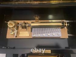Switzerland Reuge Inlaid Case 72 Note 5 Cylinder 15 Songs Music Box 1989 Beauty