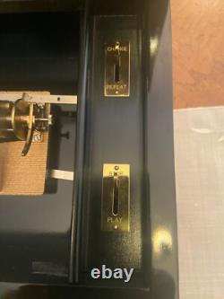 Switzerland Reuge Inlaid Case 72 Note 5 Cylinder 15 Songs Music Box 1989 Beauty