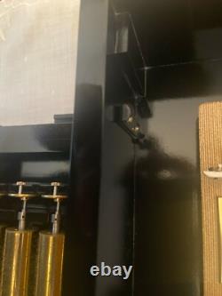 Switzerland Reuge Inlaid Case 72 Note 5 Cylinder 15 Songs Music Box 1989 Beauty