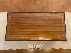 Switzerland Reuge Inlaid Case 72 Note 5 Cylinder 15 Songs Music Box 1989 Beauty