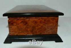 Thorens Pre Reuge 41 Tooth Comb Music Box Exotic Wood Inlay Music Tune Unknown