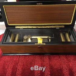 Thorens Pre Reuge Interchangeable Brass Cylinder Swiss Music Box