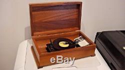 Thorens Swiss Walnut Ad-30 Music Box With 7 Disks (pre-reuge) 1960's