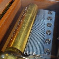Used Luge REUGE Music Box 3 Songs 72 Valves Bach Lord The Joy of Man s Hope