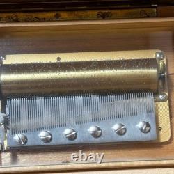 Used REUGE 72-Note Music Box Collectible Interior Decoration Craft Very Rare