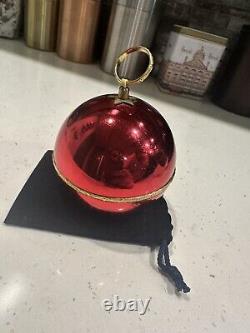 VINTAGE (1940) REUGE STE CROIX Pull Cord Ornament Silent Night Swiss Made-rare