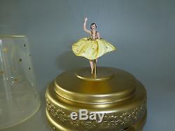 VINTAGE CIRCA 1950s SWISS REUGE DANCING BALLERINA MUSIC BOX (WATCH THE VIDEO)