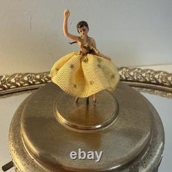 VINTAGE CODY DANCING BALLERINA MUSIC BOX Plays And Spins Tested