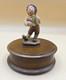 VINTAGE Hand Carved Reuge The Music Box Dancer Boy Romy Swiss Musical Statue