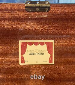 VINTAGE Inlaid REUGE CYLINDER MUSIC BOX Italy / Swiss Lara's Theme Zhivago