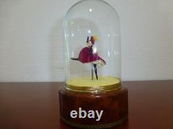 VINTAGE REUGE DANCING BALLERINA MUSIC BOX French Can-Can MODEL NEWLY SERVICED