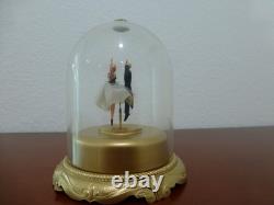 VINTAGE REUGE DANCING COUPLE BALLERINA MUSIC BOX AUTOMATON (Watch The Video)