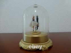 VINTAGE REUGE DANCING COUPLE BALLERINA MUSIC BOX AUTOMATON (Watch The Video)