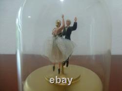 VINTAGE REUGE DANCING COUPLE BALLERINA MUSIC BOX AUTOMATON (Watch The Video)