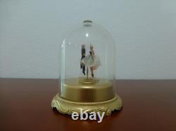 VINTAGE REUGE DANCING COUPLE BALLERINA MUSIC BOX AUTOMATON (Watch The Video)