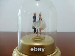 VINTAGE REUGE DANCING COUPLE BALLERINA MUSIC BOX AUTOMATON (Watch The Video)