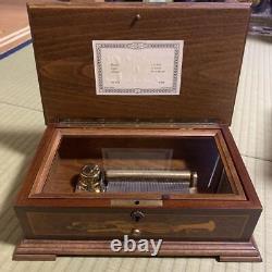 VINTAGE REUGE MUSIC BOX 72/3 PLAY Mozart Bach Corelli CH3/72 Wood