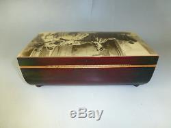 VINTAGE REUGE MUSIC BOX 72 KEY PLAY 3 SONGS Anniversary Song & More (See Video)