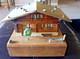 VINTAGE REUGE SWISS YODEL WOOD CHALET DANCING BALLERINA MUSIC BOX Happy Wanderer