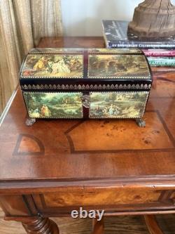 VINTAGE Reuge Sainte Croix CH 4 / 50 Music Box Switzerland Tested And Works