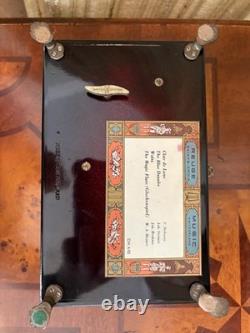 VINTAGE Reuge Sainte Croix CH 4 / 50 Music Box Switzerland Tested And Works