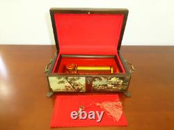 VINTAGE Reuge Sainte Croix CH 4 / 50 Music Box Switzerland (Watch The Video)