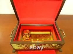 VINTAGE Reuge Sainte Croix CH 4 / 50 Music Box Switzerland (Watch The Video)