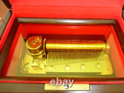 VINTAGE Reuge Sainte Croix CH 4 / 50 Music Box Switzerland (Watch The Video)