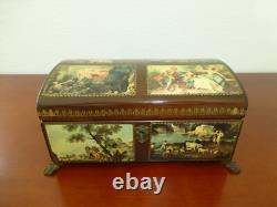VINTAGE Reuge Sainte Croix CH 4 / 50 Music Box Switzerland (Watch The Video)