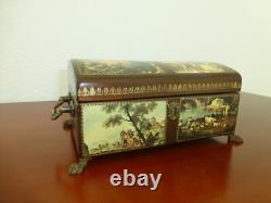 VINTAGE Reuge Sainte Croix CH 4 / 50 Music Box Switzerland (Watch The Video)