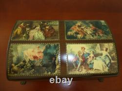 VINTAGE Reuge Sainte Croix CH 4 / 50 Music Box Switzerland (Watch The Video)
