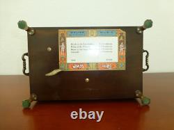 VINTAGE Reuge Sainte Croix CH 4 / 50 Music Box Switzerland (Watch The Video)