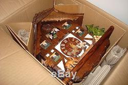 VTG Black Forest CUCKOO CLOCK MADE IN GERMANY WITH SWISS REUGE Music Box